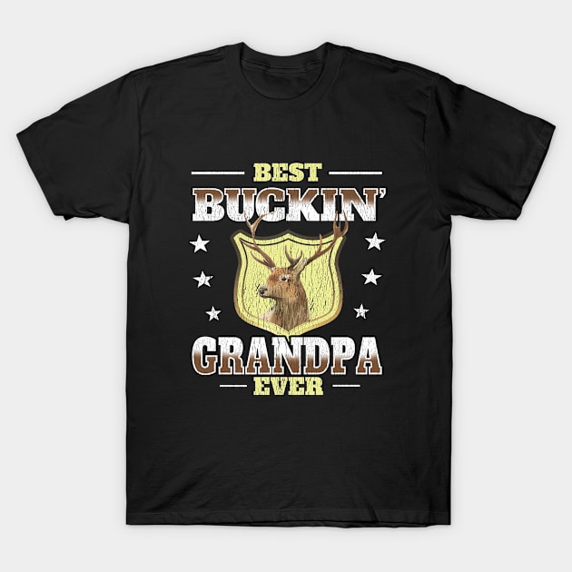 Grandpa - Best Buckin Grandpa Ever T-Shirt by Kudostees